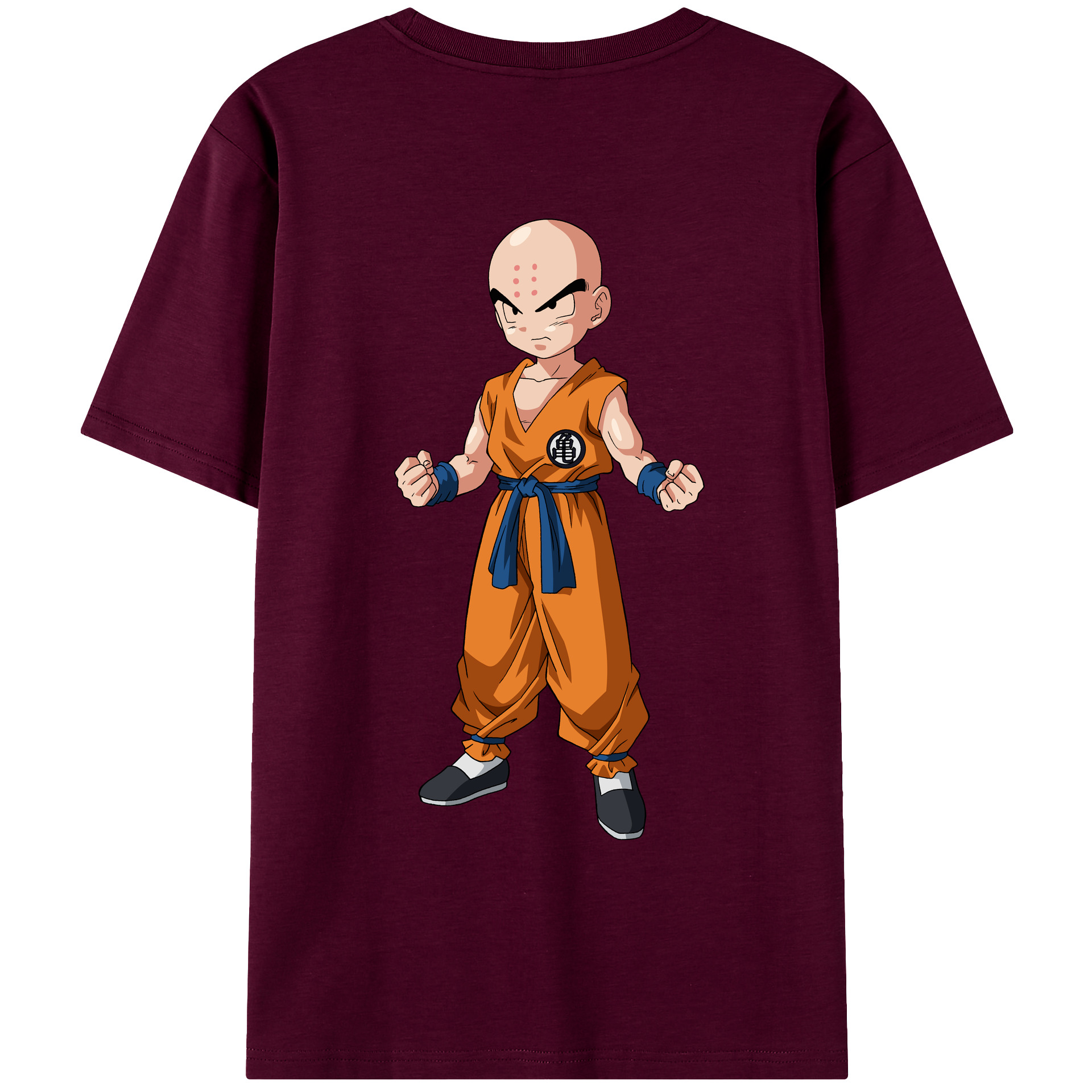 （画像用） ドラゴンボール クリリン DRAGON BALL krillin レディース半袖Tシャツ(バックプリント)